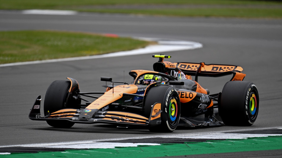 F1:Germania;Norris sempre il più veloce, sue anche le 2/e libere