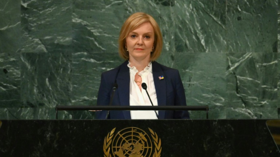 Truss gelobt bei UN-Rede Militärhilfe für die Ukraine 