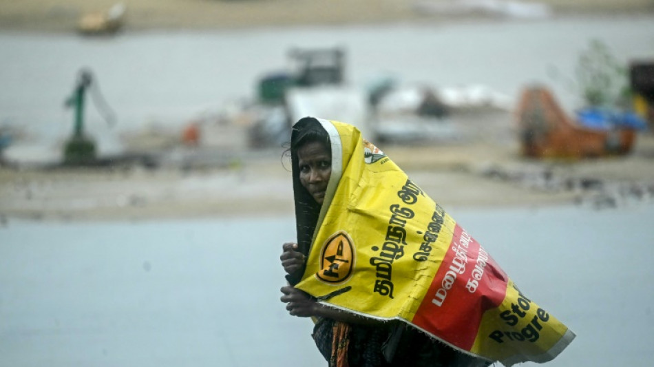 Sud de l'Inde : pluies et inondations à l'arrivée du cyclone Fengal