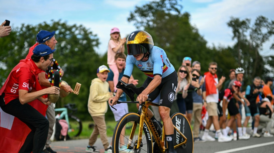 Favorit Evenepoel holt WM-Titel im Einzelzeitfahren