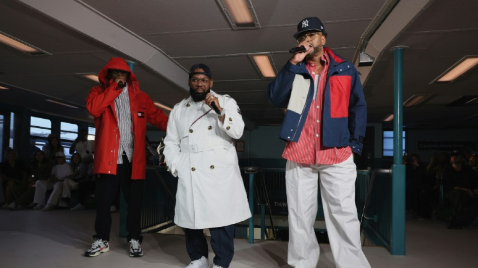 A New York, le Wu-Tang Clan monte à bord du défilé Tommy Hilfiger 