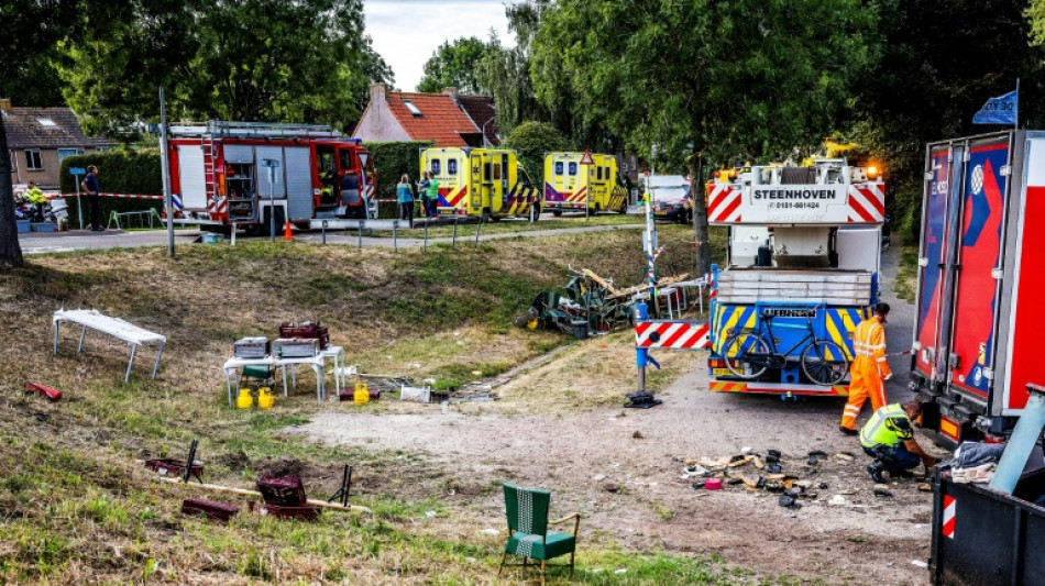 Six dead as truck hits Dutch village barbecue 