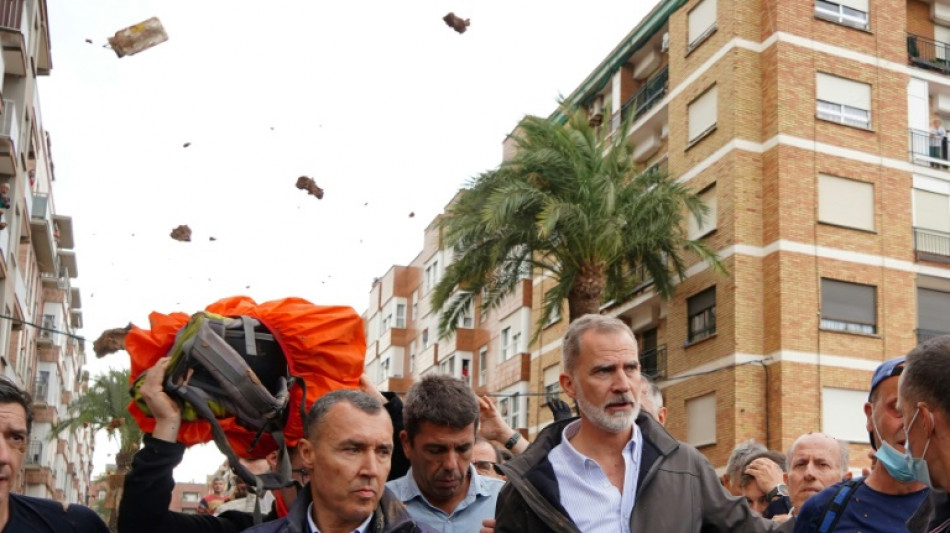 Inondations en Espagne: le roi et Pedro Sánchez confrontés à la colère de la foule 