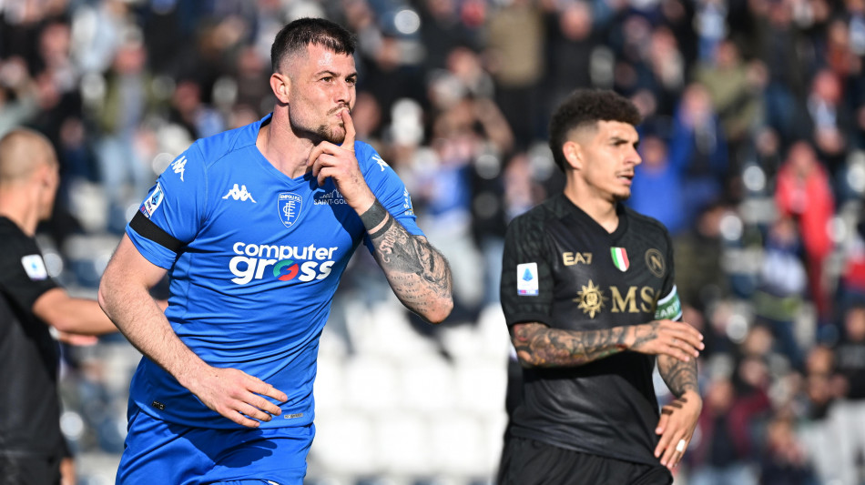 Serie A: Empoli-Napoli 1-0