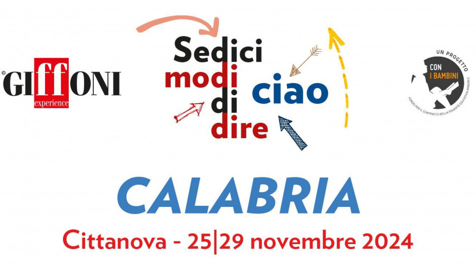 'Sedici modi di dire ciao', Giffoni fa tappa a Cittanova