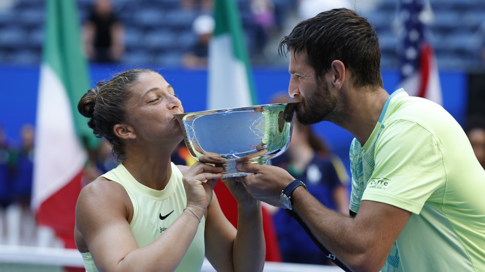 Errani-Vavassori nella storia,è il primo Slam italiano nel misto