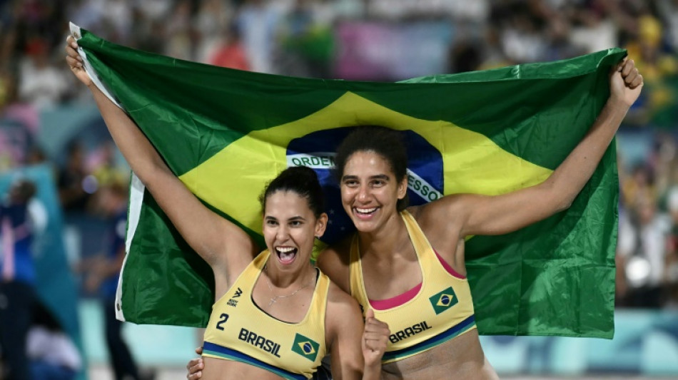 Deutsche Tageszeitung Brazil wrestle to women's gold in Olympic beach