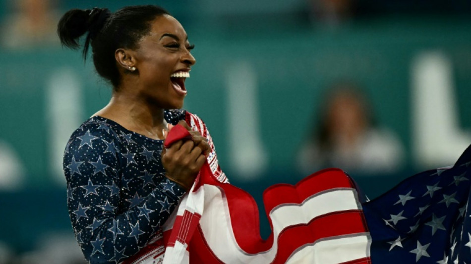 Gymnastique par équipes: premier or aux Jeux de Paris pour Biles, avec les Américaines