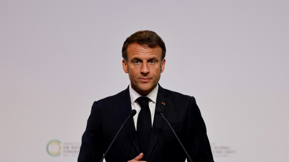 Au sommet climat de Paris, Macron demande un "choc de financement public"